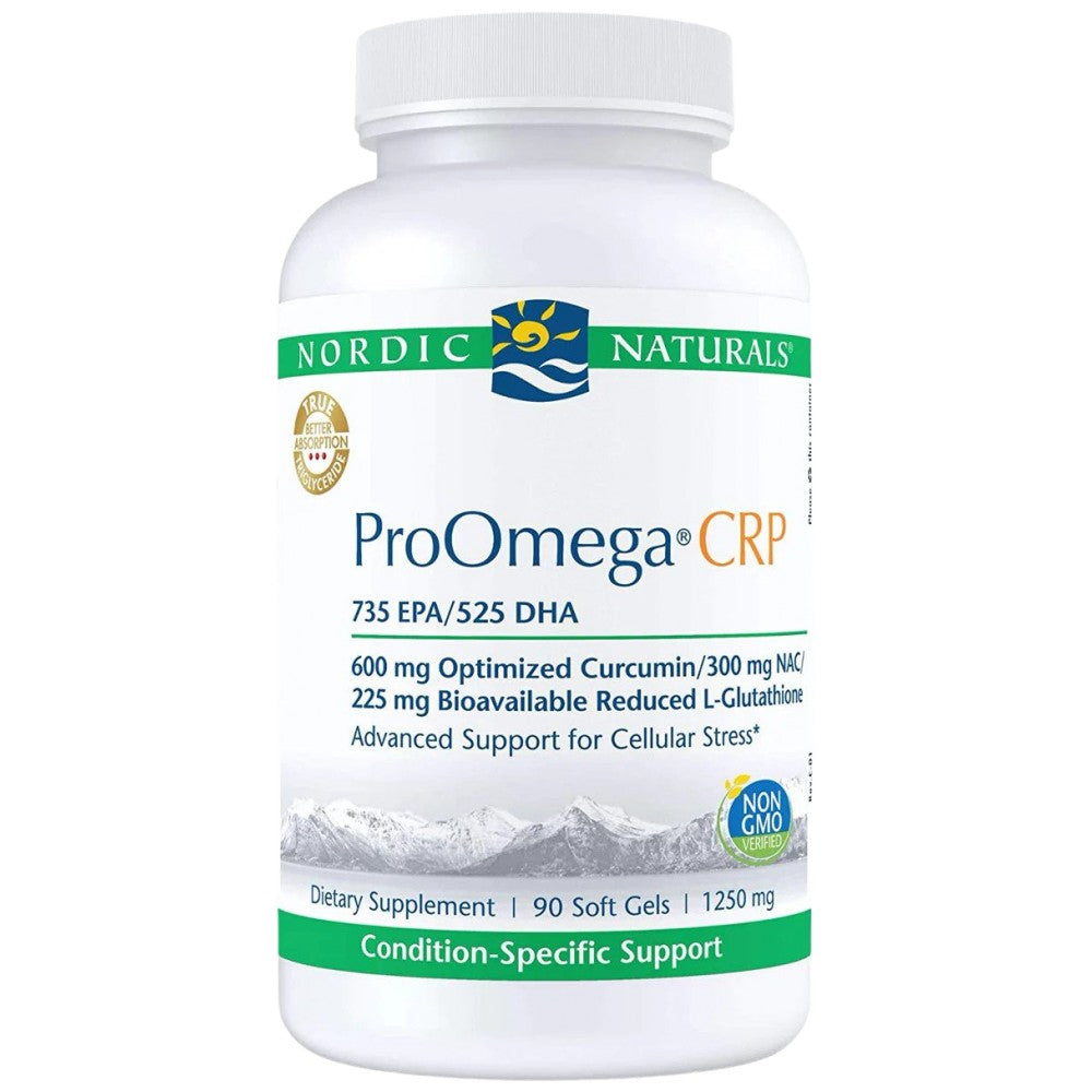 ProOmega CRP | With Curcmin and Glutathione - 90 Gel capsules