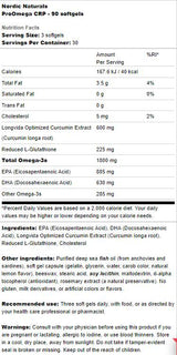 ProOmega CRP | With Curcmin and Glutathione - 90 Gel capsules