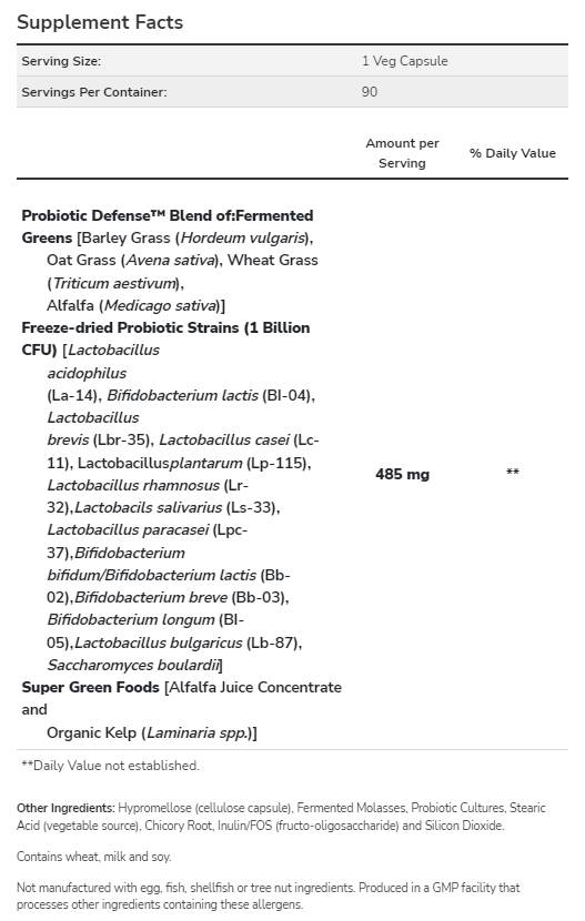 Probiotic Defense™ - 90 capsules