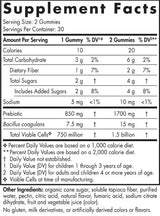 Probiotic Gummies Kids | 1.5 Billion Active Cells - 60 gummies