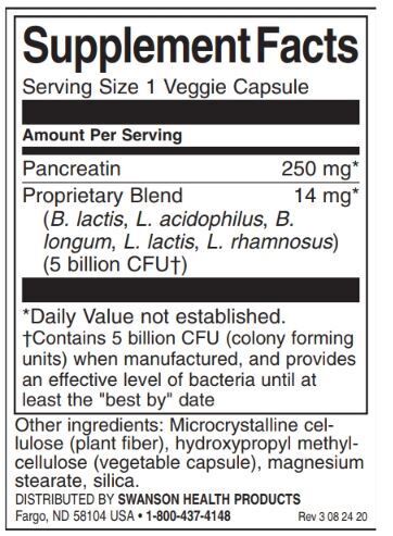 Probiotické s trávicími enzymy - 60 tobolek