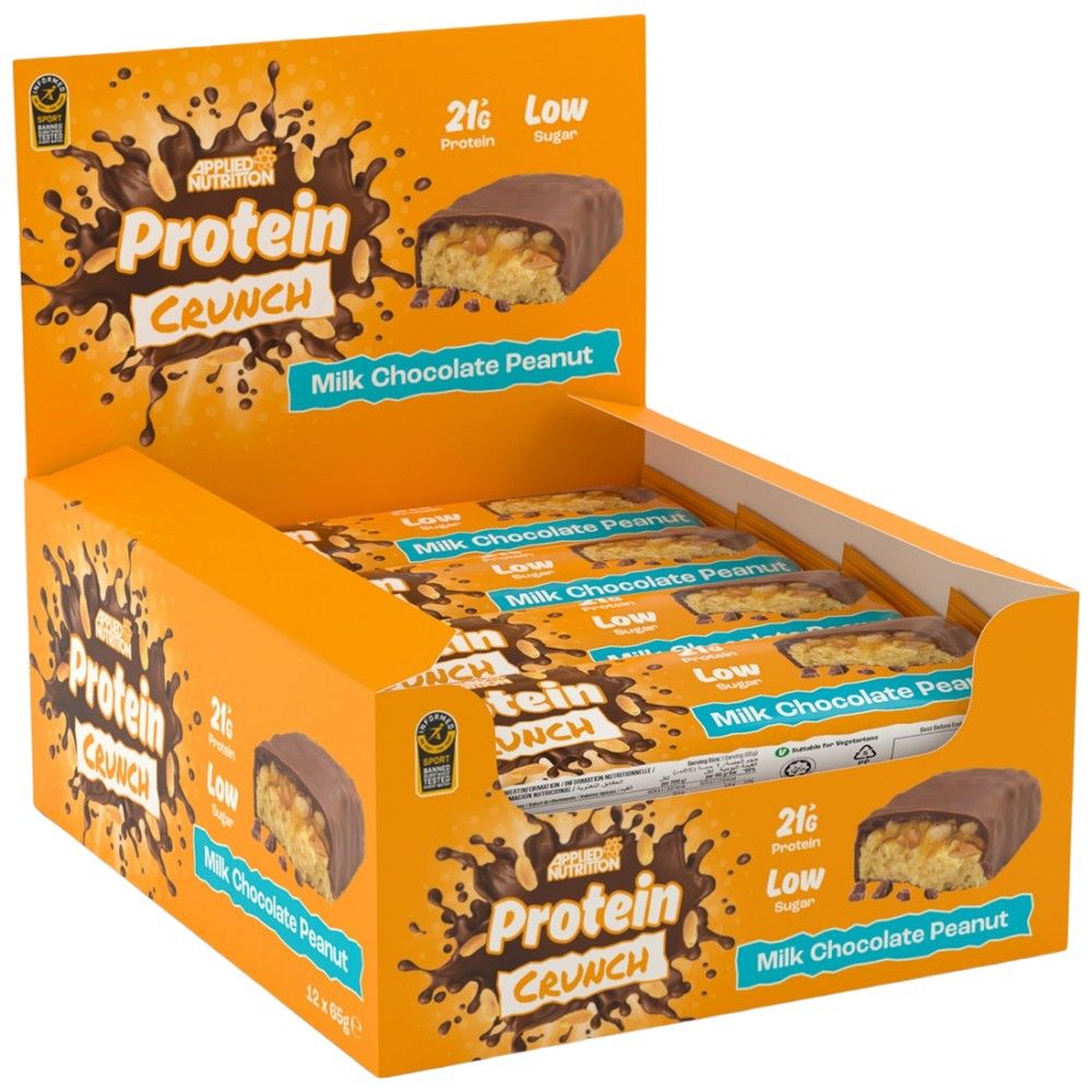 Applied Protein Crunch Bar - 12 x 65 grams