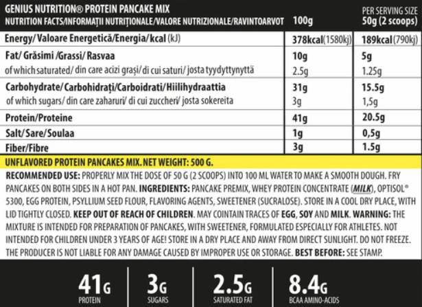 Protein Pancakes 500 grams