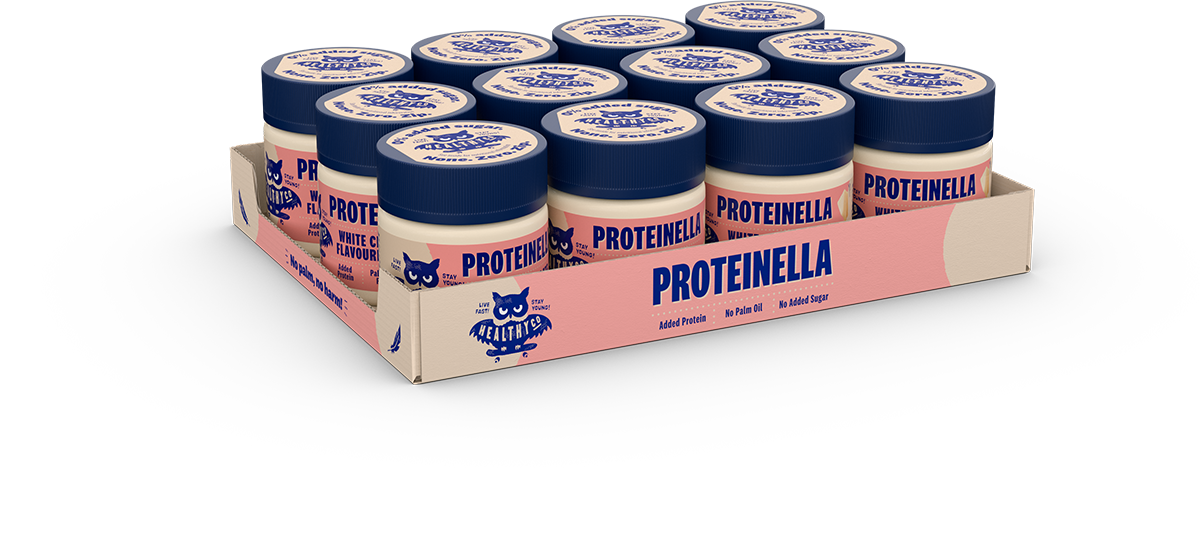 „Proteinella“ baltasis šokoladas 200 g - skystas baltasis šokoladas be pridėto cukraus ir be palmių aliejaus