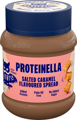 „Proteinella“ druskos karamelė 400 g - nėra pridėto cukraus ir nėra palmių aliejaus