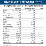 Pomp 3G stimvrij | Next Generation Pre -Workout - 375 gram