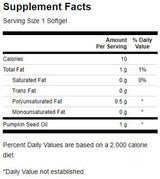 Aceite de semilla de calabaza 1000 mg - 100 cápsulas de gel