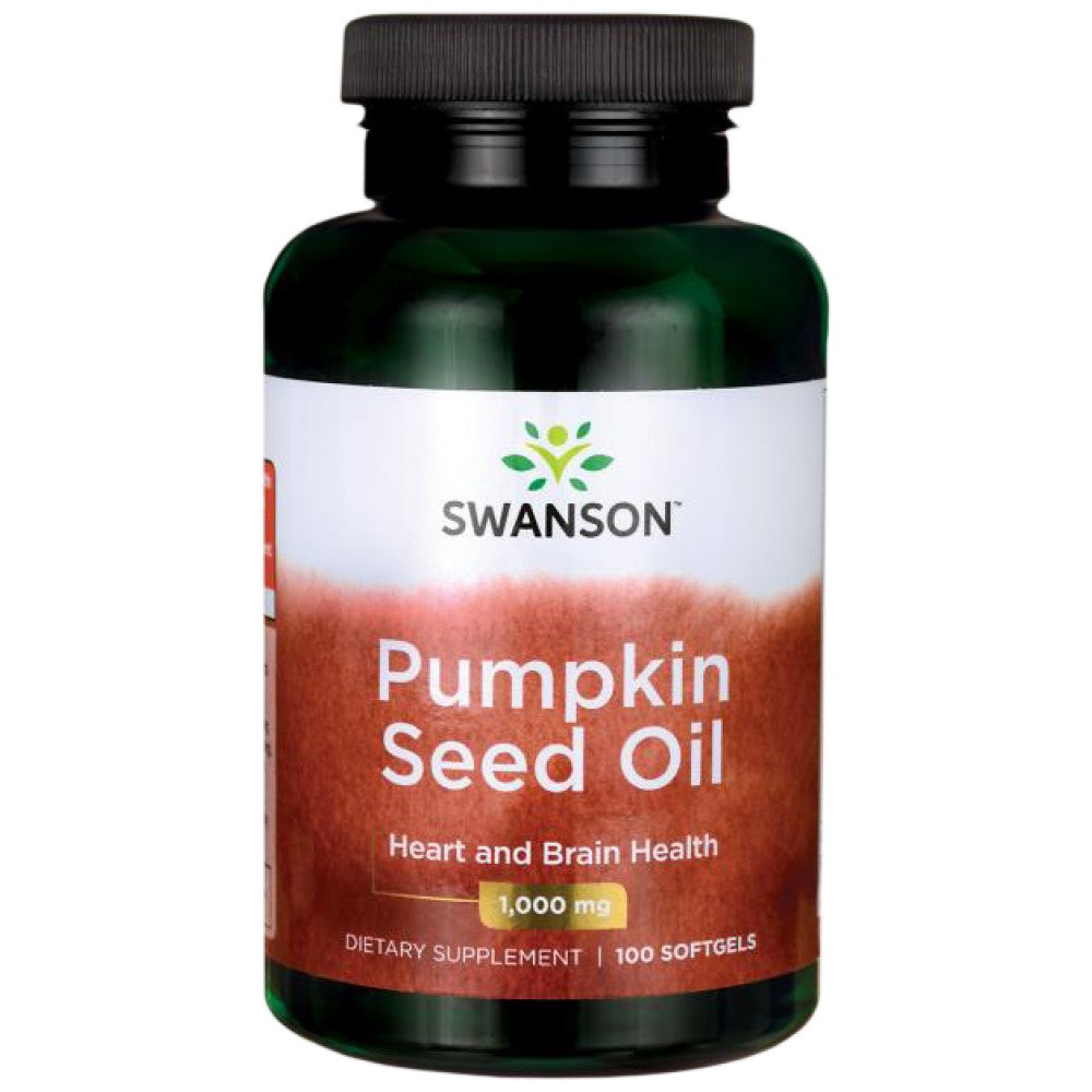 Pumpkin Seed Oil 1000 mg - 100 gel capsules