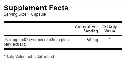 Pycnogenol 50 mg - 50 kapsułek