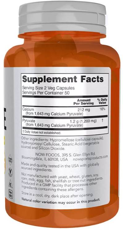 Pyruvate 600 mg - 100 capsules