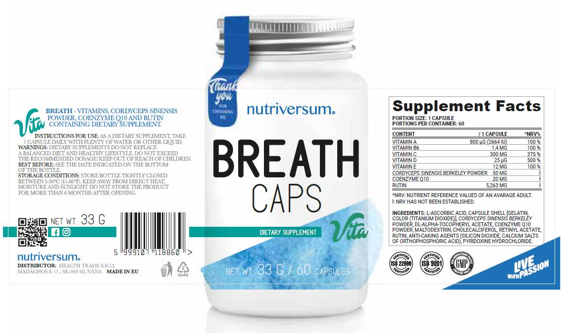 Breath Caps - 60 capsules