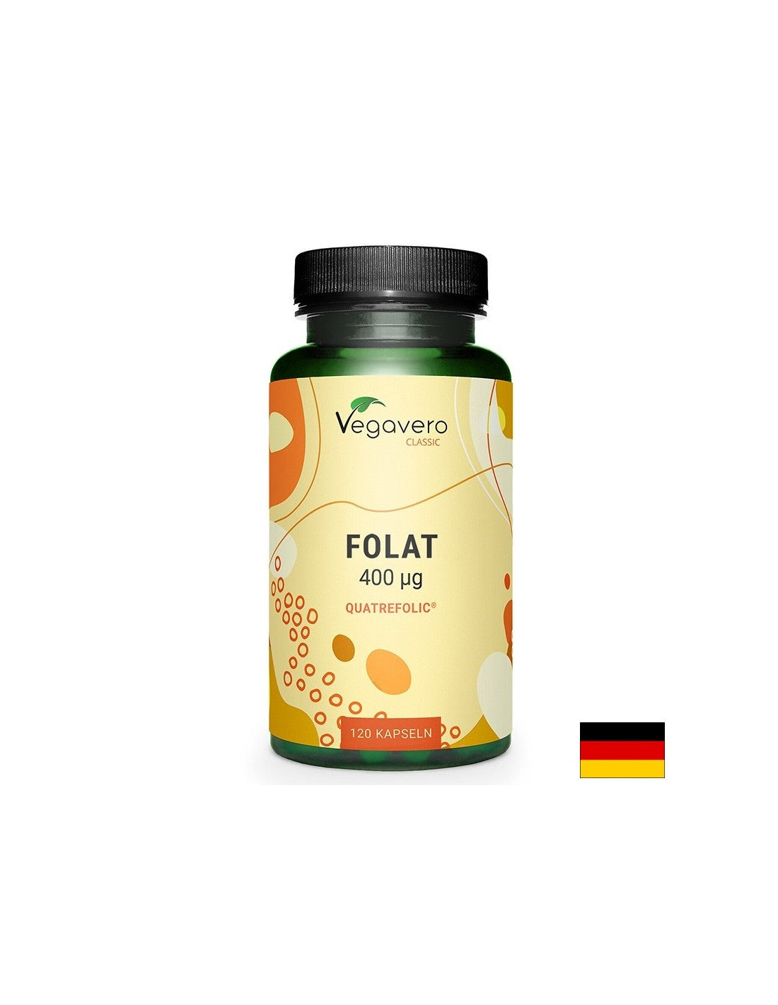 Foliumzuur quatrefolisch (methylfolas), 120 capsules