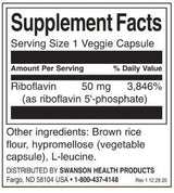 R-5-P Riboflavin-5-Phosphate 50 mg - 60 capsules