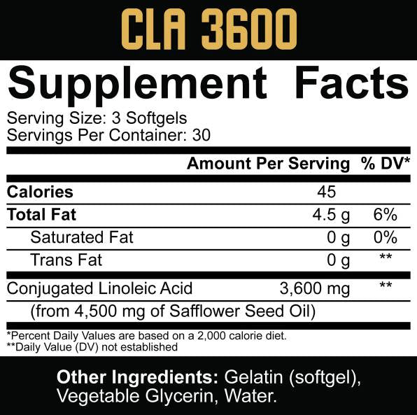 CLA 3600 | Core Series - 90 gel capsules