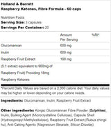Raspberry Ketones | Wzór światłowodowy - 60 kapsułek