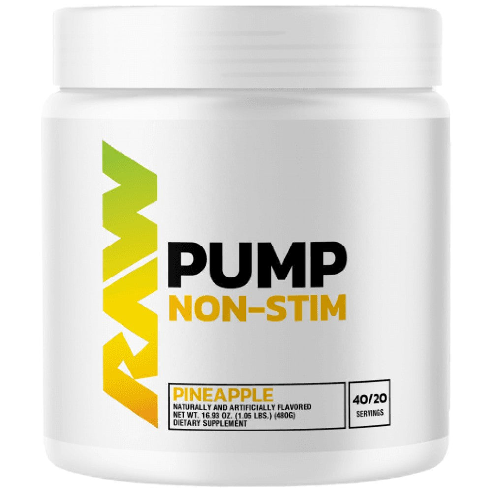 Raw Pump Non-Stim Pre-Workout | with Nitrosigine - 480 grams
