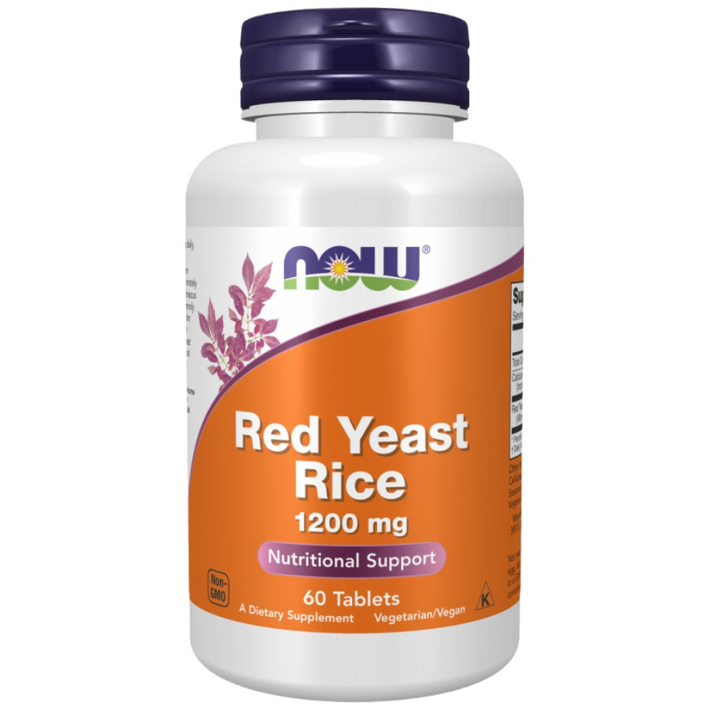 Czerwony Ryż drożdży 1200 mg | Stężony ekstrakt 10: 1 - 60 tabletek