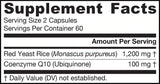Red Yeast Rice 1200mg + CoQ10 100mg - Red Yeast Rice + Coenzyme Q10 120 caps