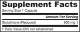 Reduced Glutathione 500 mg - 60 capsules