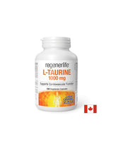 Muscle and heart function - RegenerLife™ L-Taurine, 1000 mg x 120 capsules