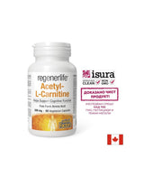 Acetyl-L-Carnitine Regenerlife™ - Energy, concentration and metabolic support, 90 capsules