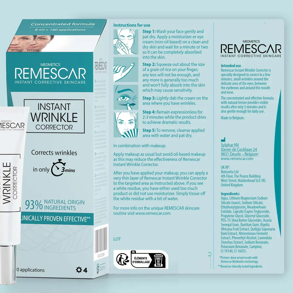 Remescar Instant Wrinkle Corrector - Διορθωτής ρυτίδων με άμεση επίδραση (180 εφαρμογές)