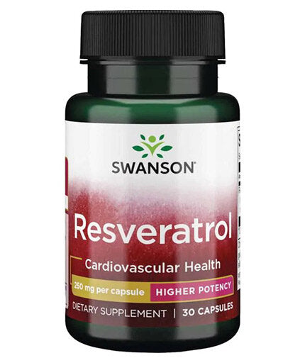 Resveratrolis - didesnis potencialas 250 mg / 30 spąstų - 0