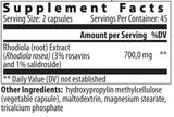 Rhodiola Rosea - 90 capsules