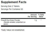 Rye Grass 120 Tablets