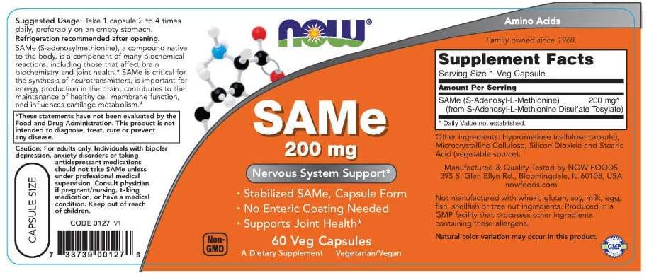 SAMe 200 mg - 60 capsules