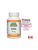 SAMe (S-Adenosyl-L-Methionine)/ SAMe 200 mg x 30 tabletten <tc>Natural Factors</tc>