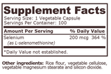 <tc>Pure Nutrition</tc> - SELENIO 200 mcg - 100 Cápsulas Vegetales