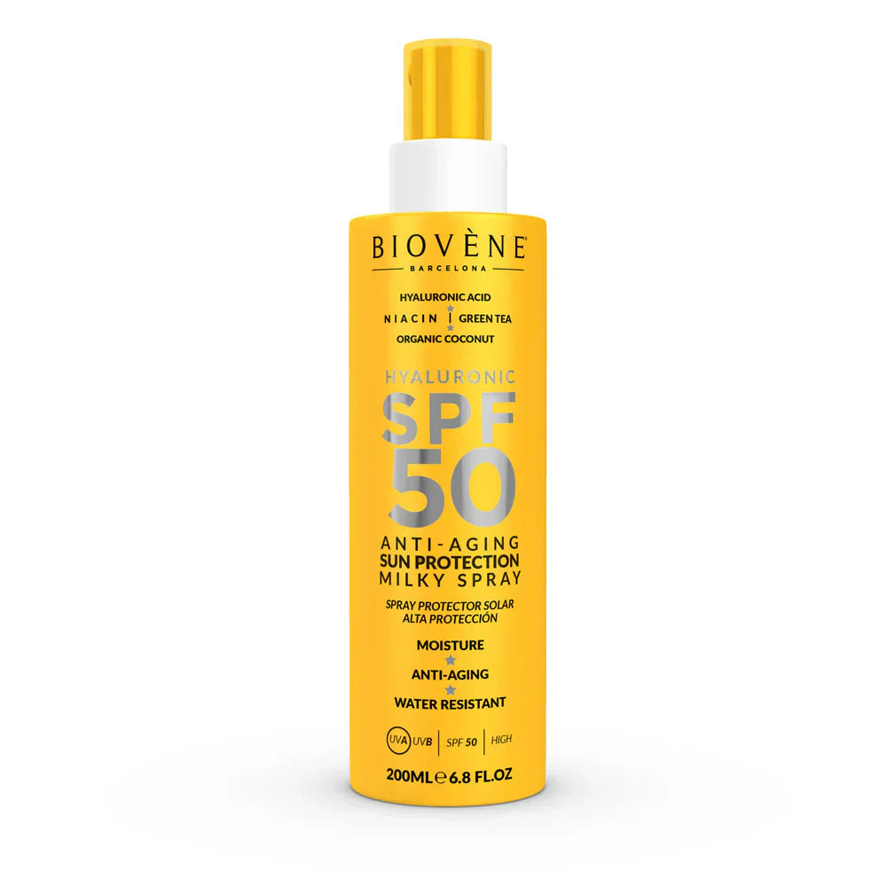 Sunscreen for face and body SPF 50 with anti-aging hyaluronic acid - 200 ml
