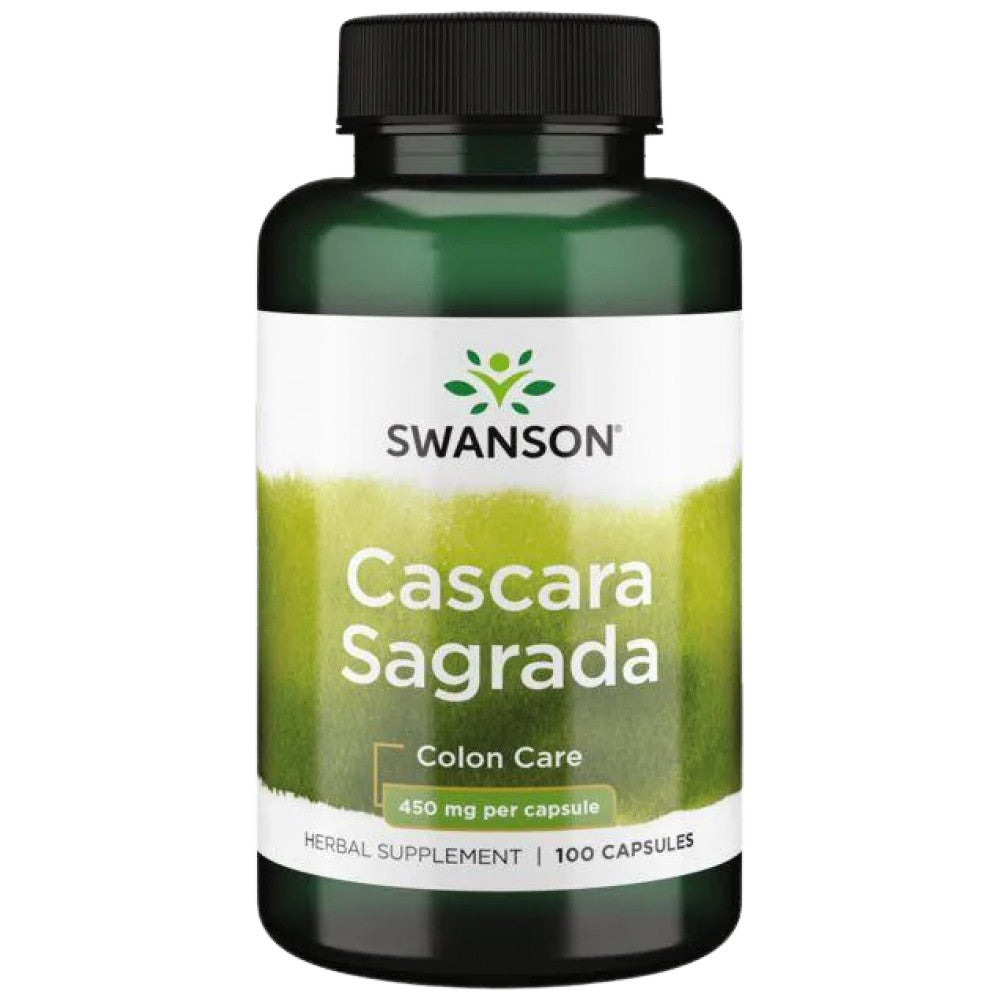 Cascara Sagrada 450 mg 100 kapsulių