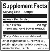 Lutein 20 mg - 60 Гел капсули