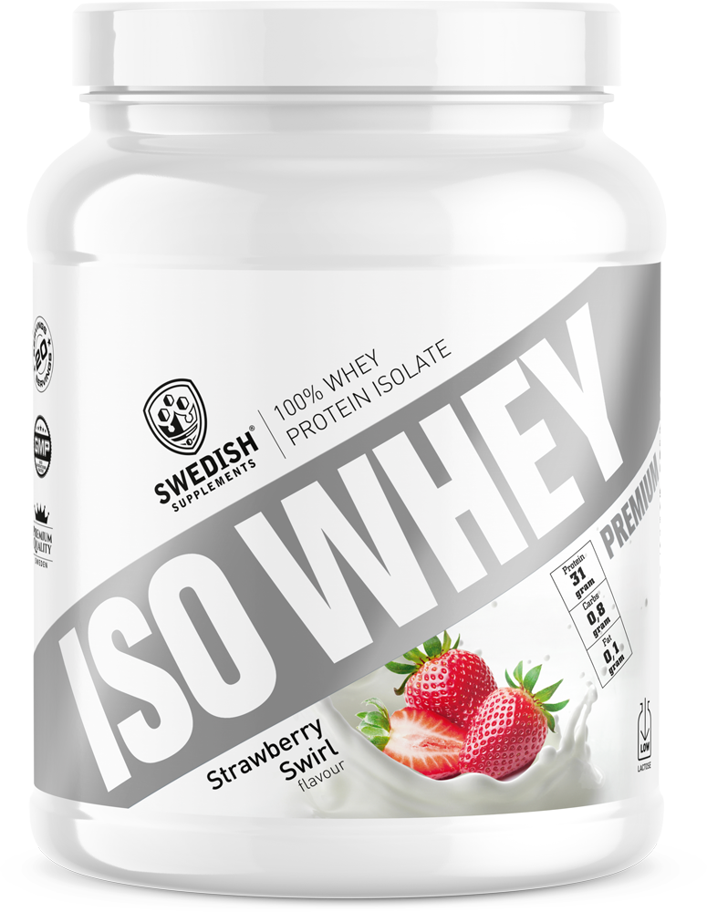 SWEDISH Supplements ISO Whey / Premium Isolate Protein [700 grams, 20 Doses]