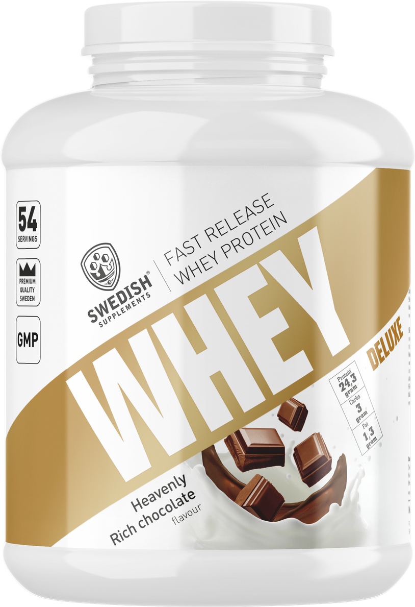 SWEDISH Supplements Whey Protein Deluxe [2000 grams, 60 Doses]
