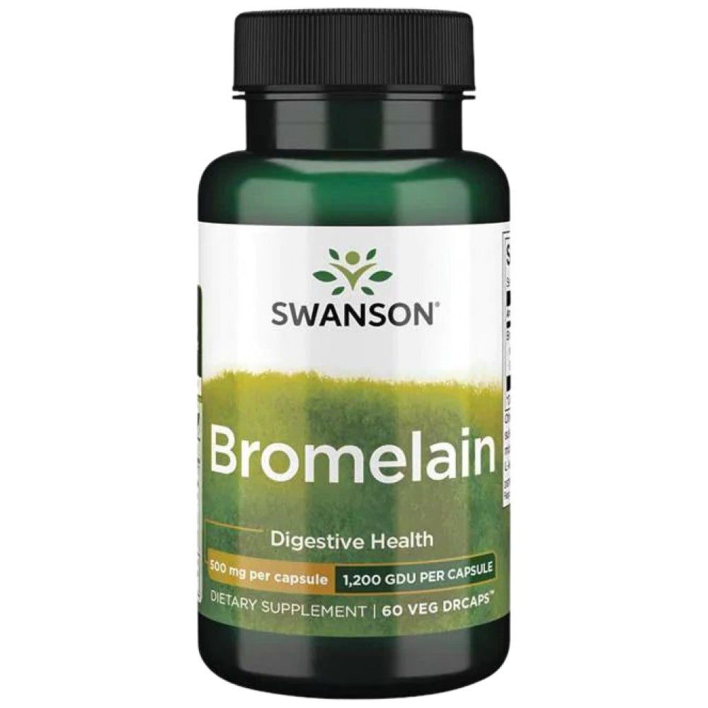 Bromelin 500 mg / 1200 PDU - 60 verlängerten -Relase Capselen