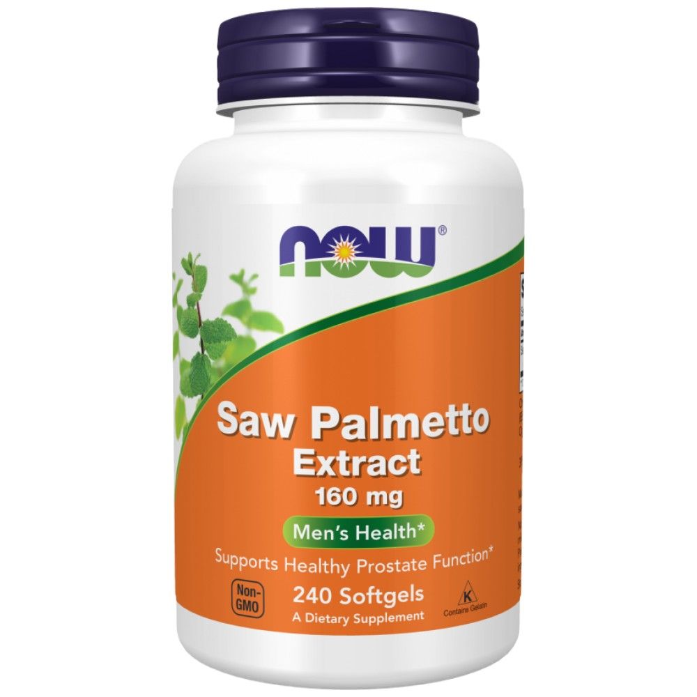 SAW Palmetto Ekstrakt 160 mg - 240 żelowych kapsułek