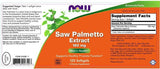 Saw Palmetto Extract 160 mg - 60 Gel capsules