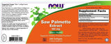 Saw Palmetto Extract 160 mg - 60 Gel capsules