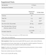 Saw Palmetto Extract | with Pumpkin Seed Oil and Zinc - 90 Gel capsules