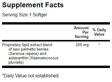 Saw Palmetto / Astaxanthin Prostate Complex 60 Гел капсули