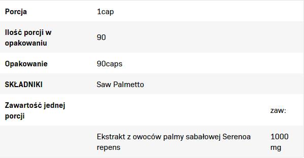 Saw Palmetto 1000 mg - 90 капсули - Feel You