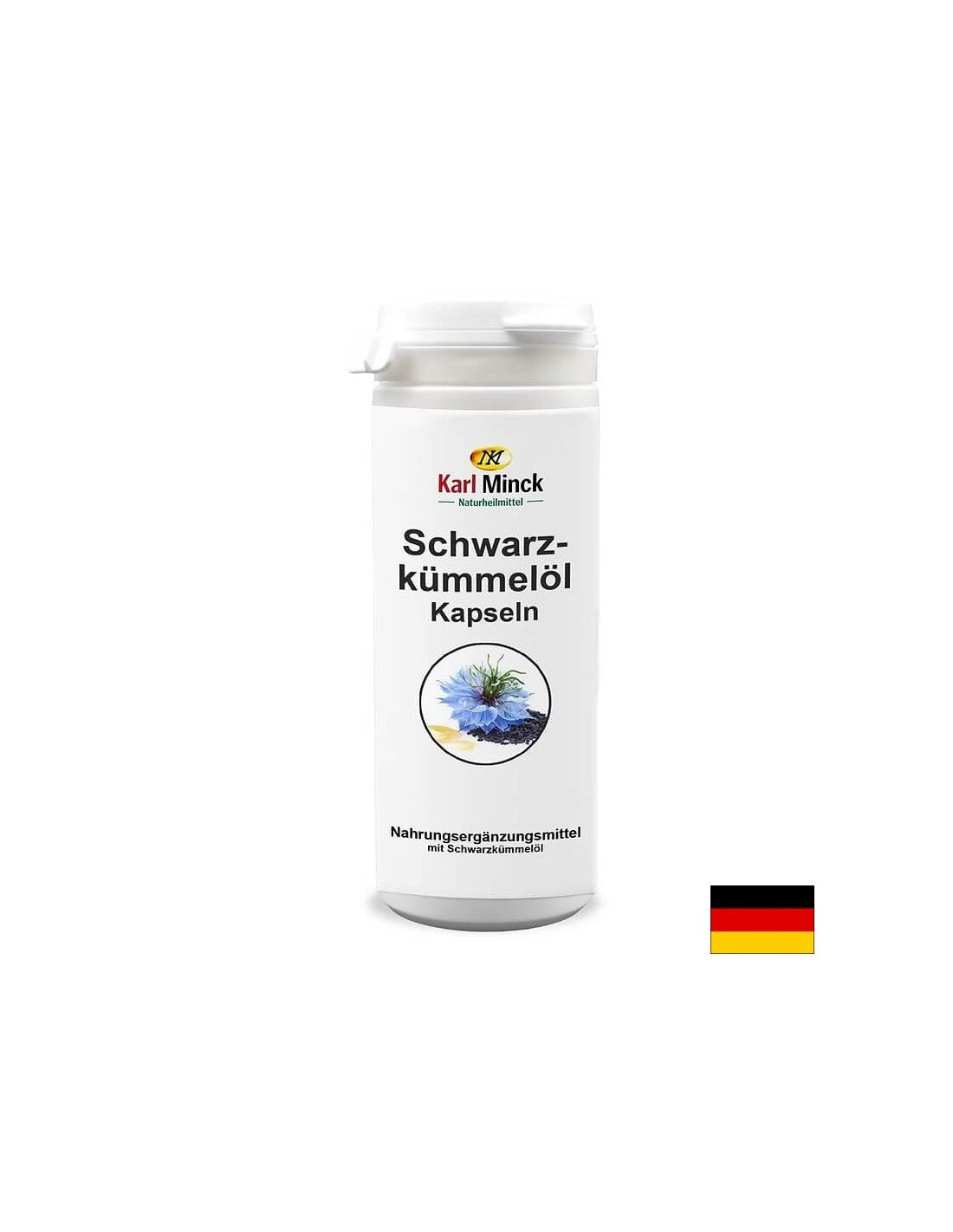 Schwarzkümmelöl - Black cumin oil 500 mg, 100 softgels Karl Minck