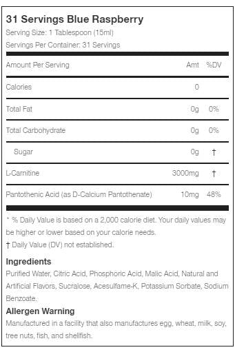 L-Carnitine Liquid XS 3000 473 мл - Feel You