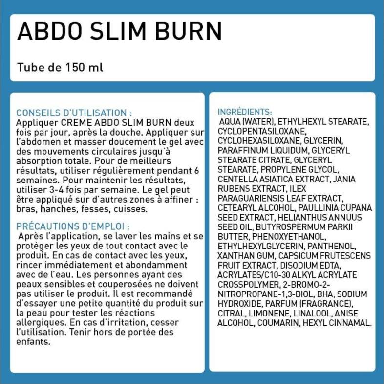Sculpting Abdo Slim Burn | Six-Pack Abs Cream - 150 ml