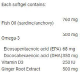 Sea Licious Omega 3 Belly To Baby DHA for Pregnant Women 816 mg 60 Gel capsules