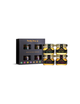 Selection of premium acacia honeys with essential oils - Selection Miel Premium, 4 pcs. x 30 g