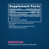 Selenium / Cheléiert - ëstlech gratis / 100mg. / 120 Kappen.